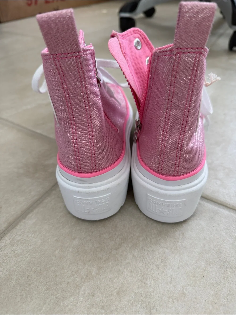 Converse Pink High-Top Sneakers